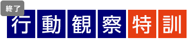 行動観察特訓