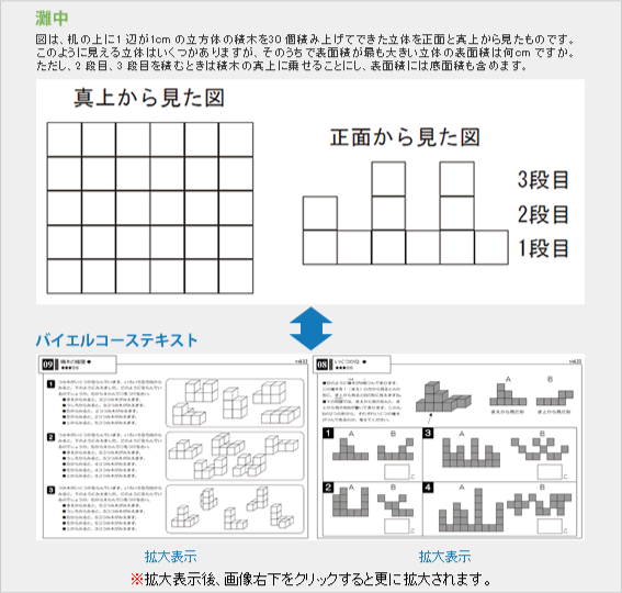 灘中学校入試問題との対比