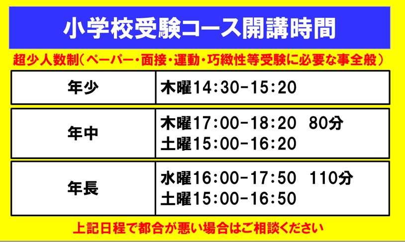 チャイルドアイズ小学校受験年中年長一年間半分 小学校受験コース｜知能育成（知育）と受験対策の幼児教室 チャイルド